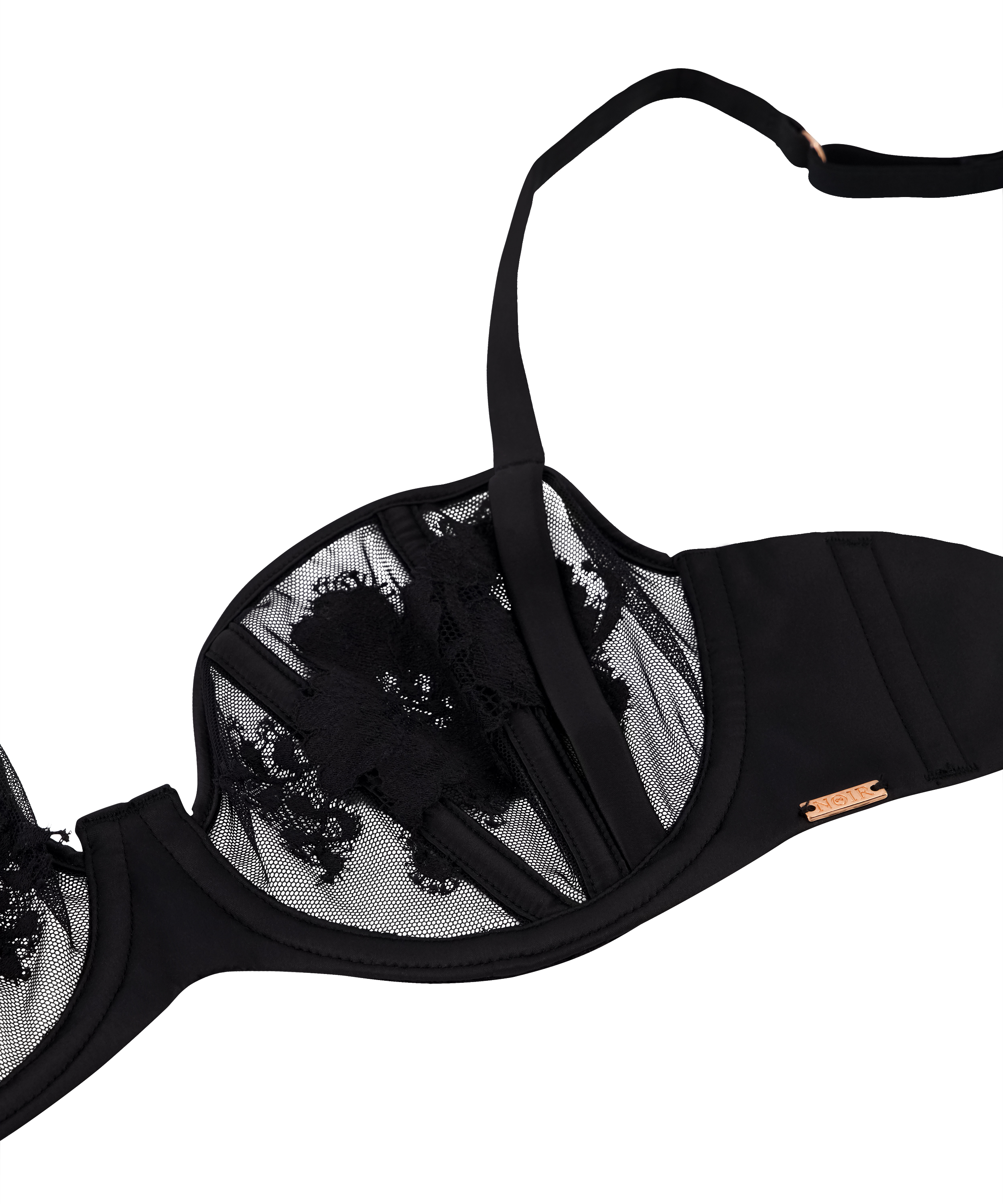 Soutien-gorge &agrave; armatures non-pr&eacute;form&eacute; Ember, Noir, main