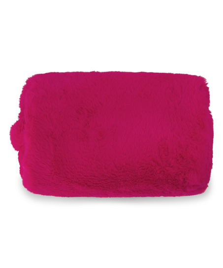 Make-up tas Fake fur, Roze