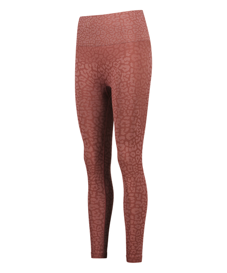 Legging de sport sans coutures taille haute HKMX, Rose