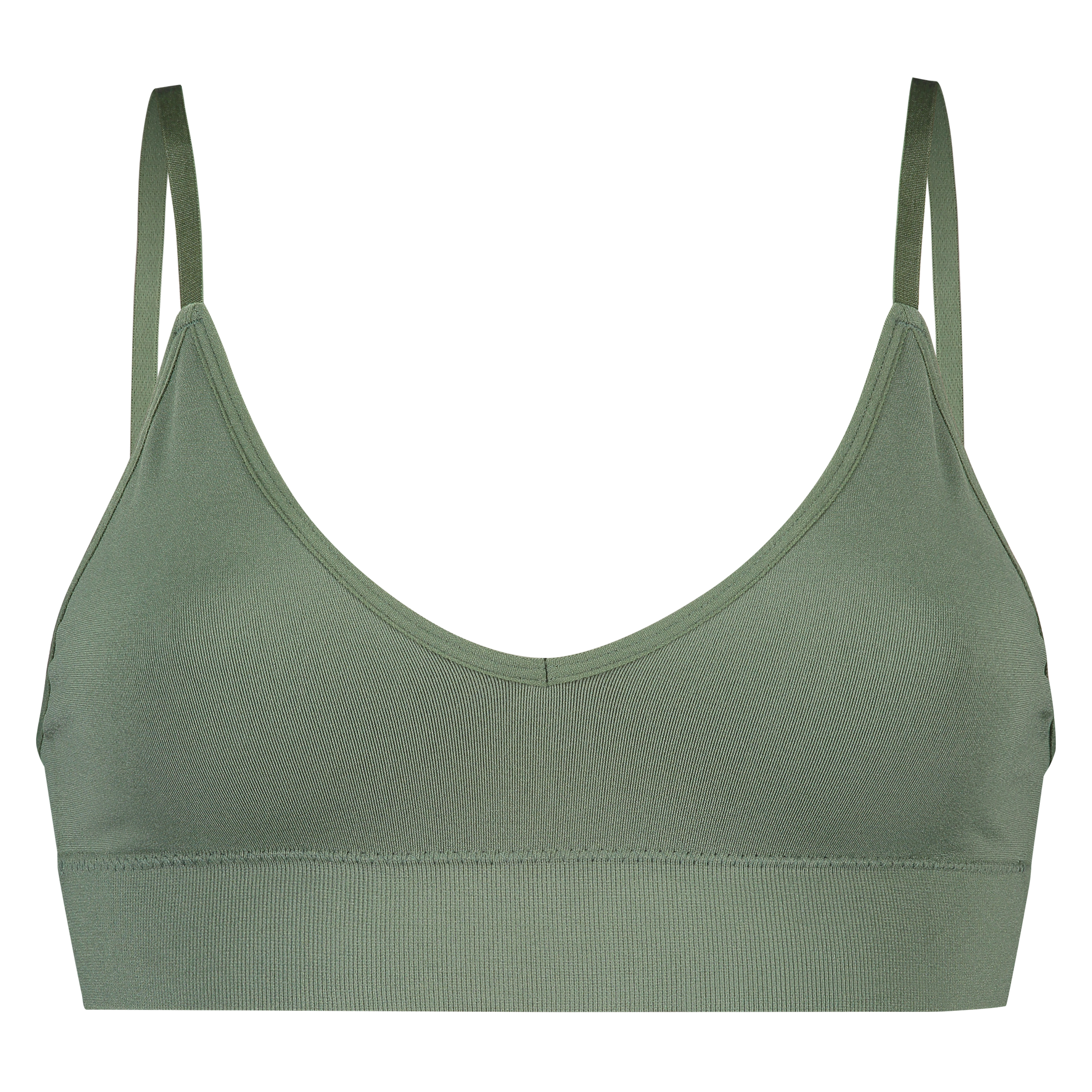Brassi&egrave;re sans couture, Vert, main