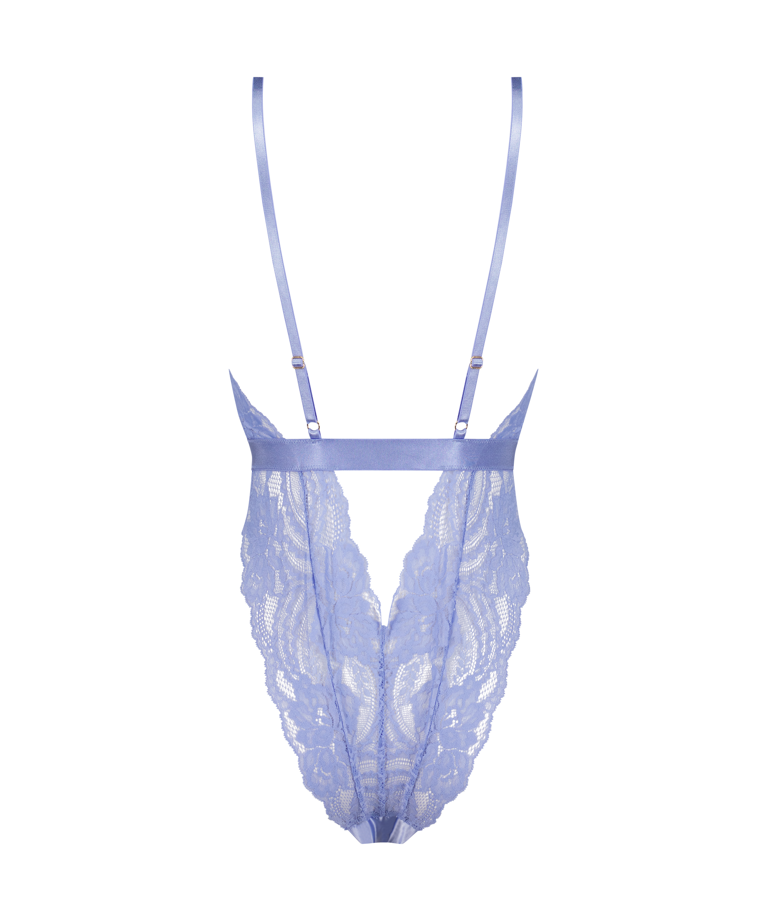 Private body entrejambe ouvert Brandy, Pourpre, main