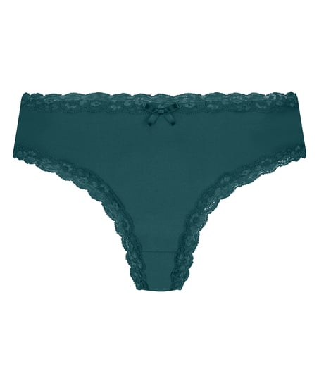 Slip br&eacute;silien V-shape mesh, Vert