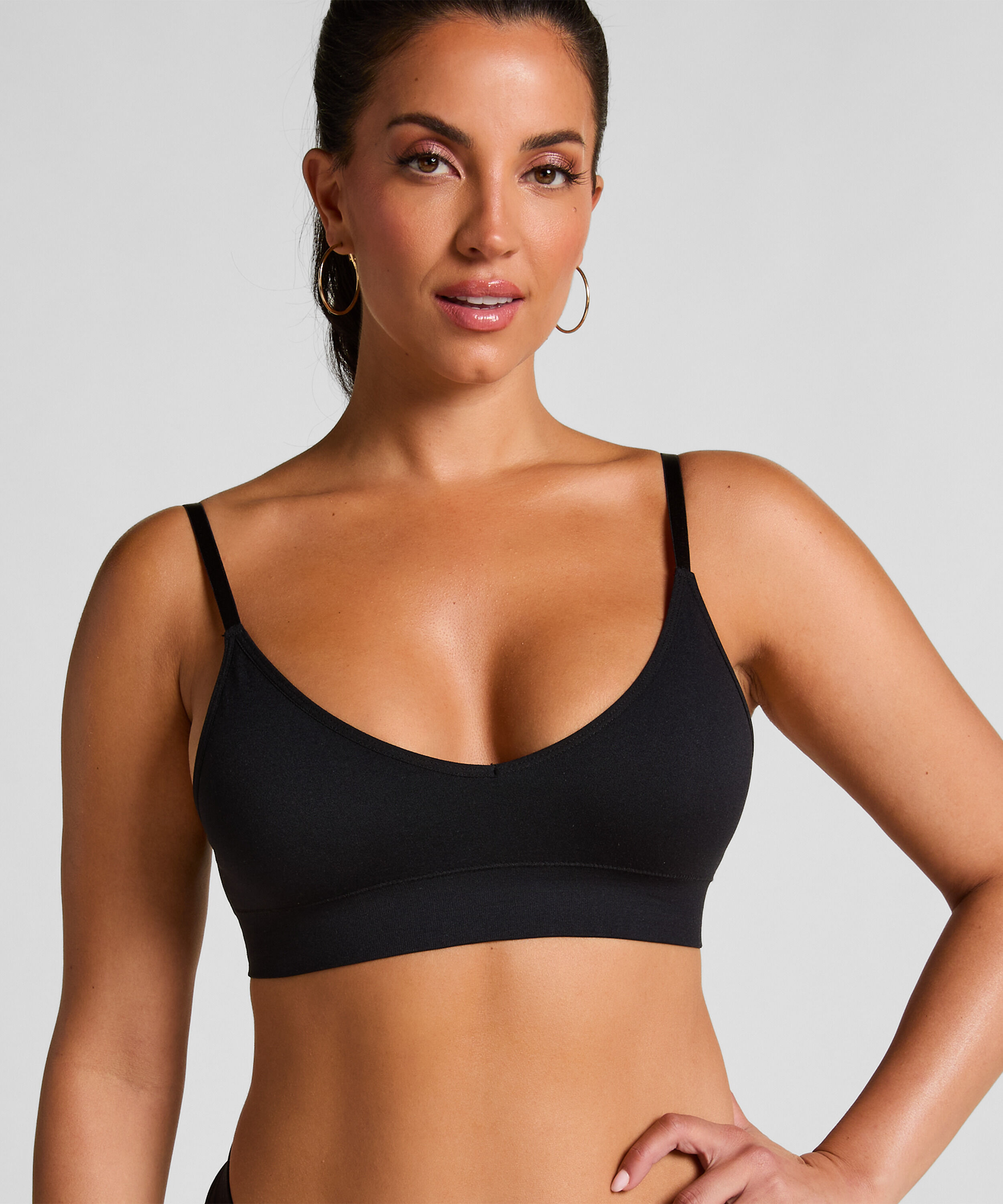 Triangelbralette Dide, Zwart Triangelbralette Dide, Zwart