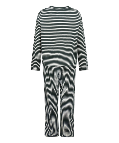 Pyjamaset van katoenen jersey, Groen