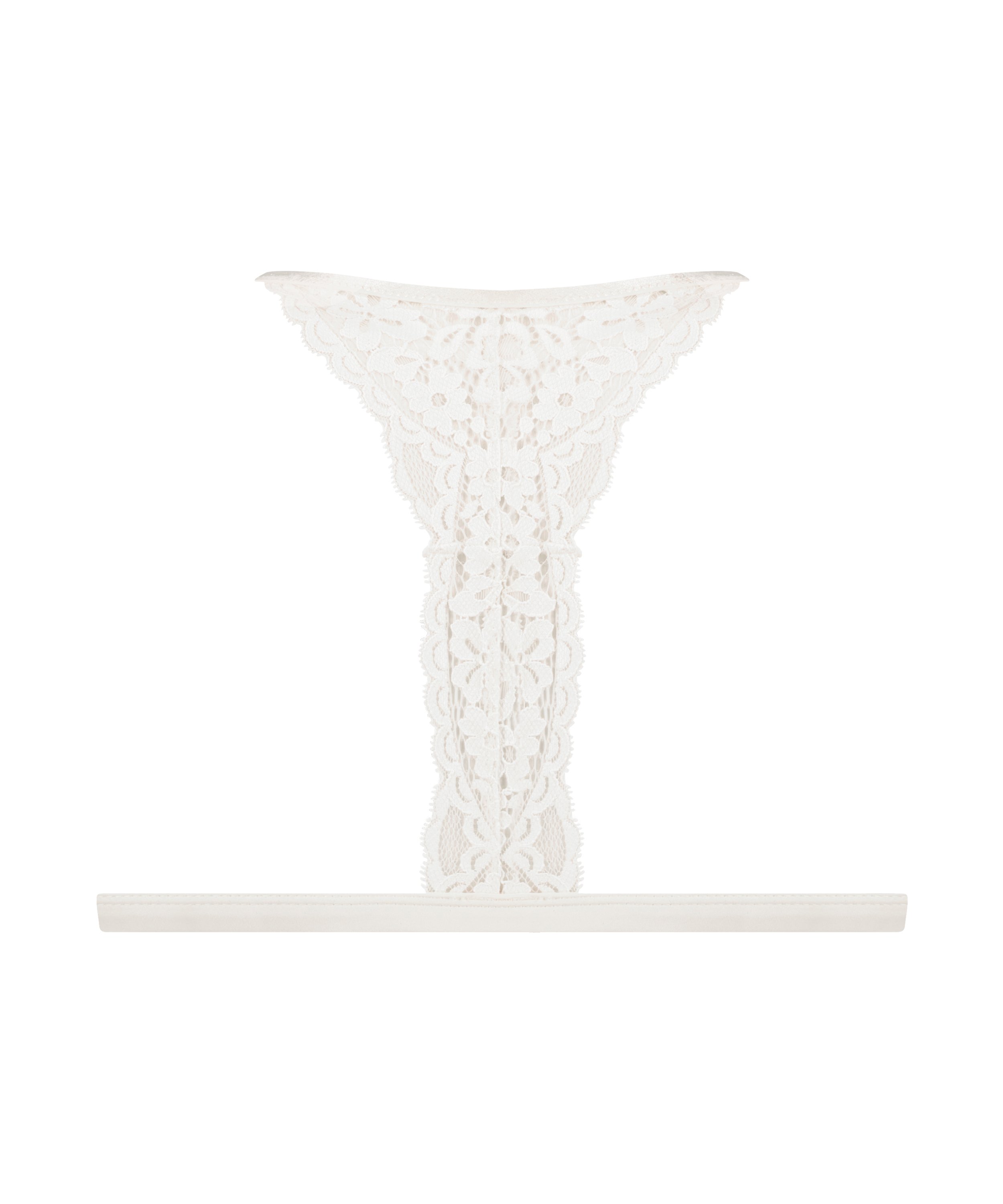 Brassi&egrave;re triangulaire moul&eacute;e Rose, Blanc, main