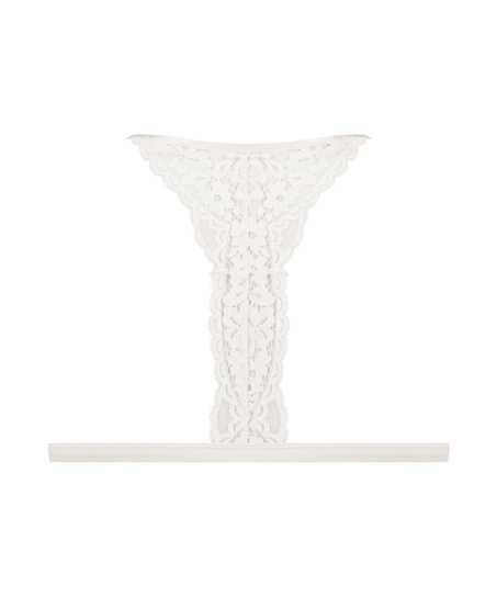 Brassi&egrave;re triangulaire moul&eacute;e Rose, Blanc