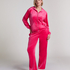 Velours pyjamabroek, Roze