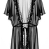 Dressing gown Fantasia, Zwart