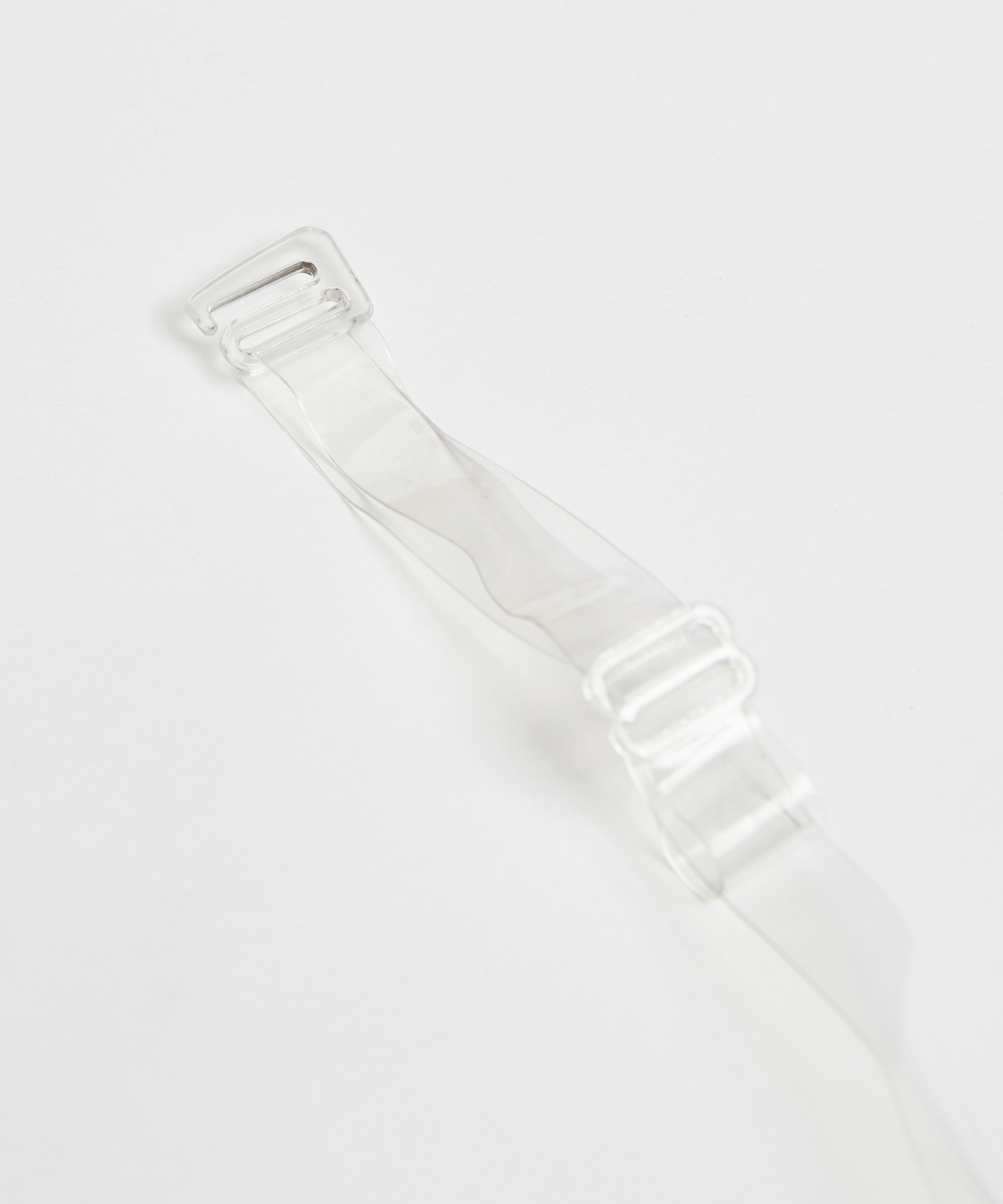 Transparante bh bandjes cup D+, Wit, main