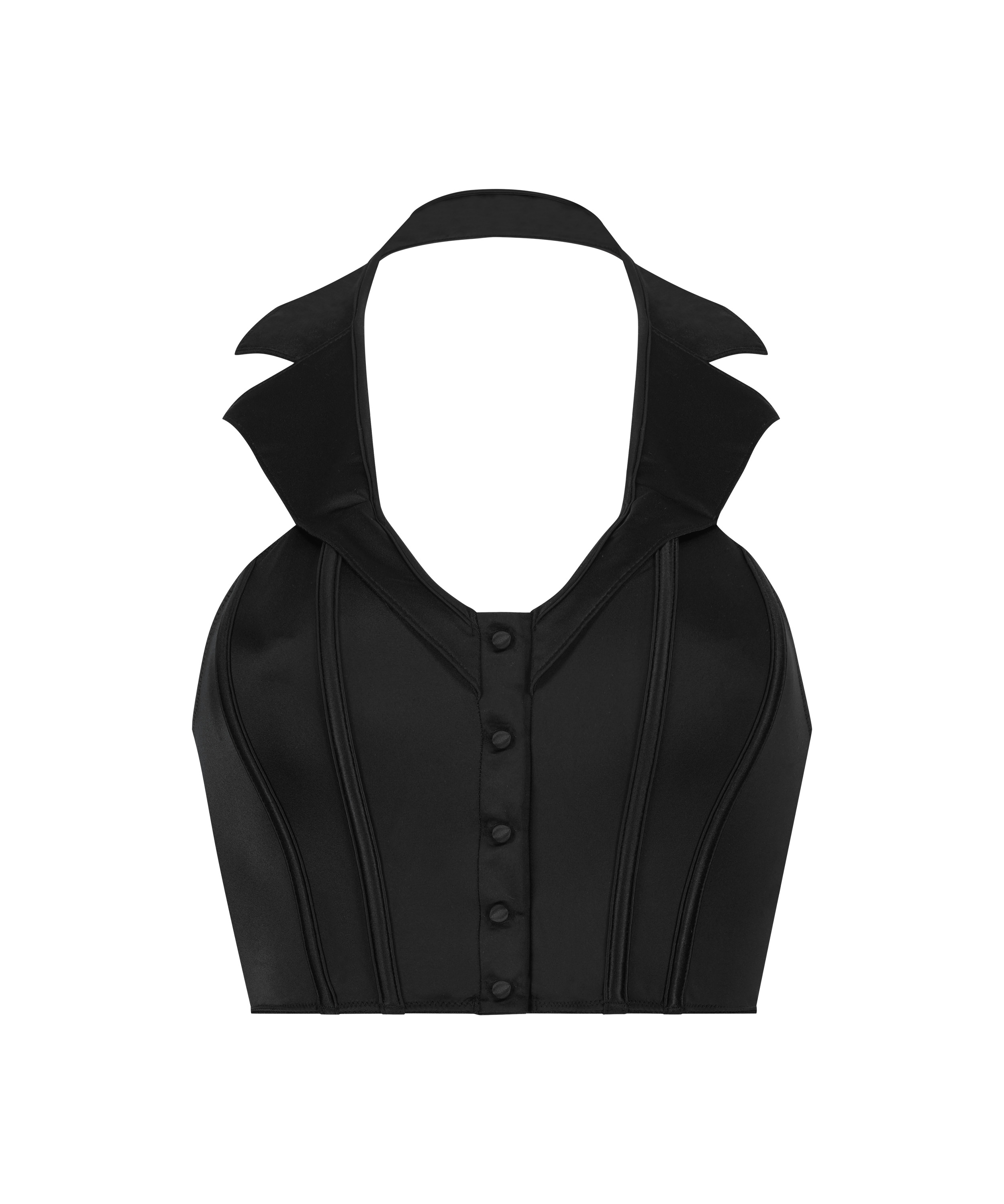 Bralette Bridget Bunny, Noir, main