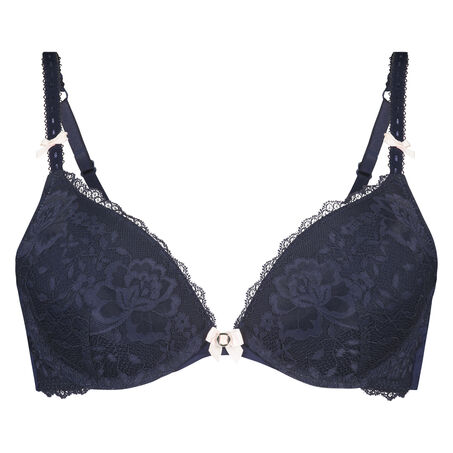 Voorgevormde push-up beugel bh Maya, Blauw
