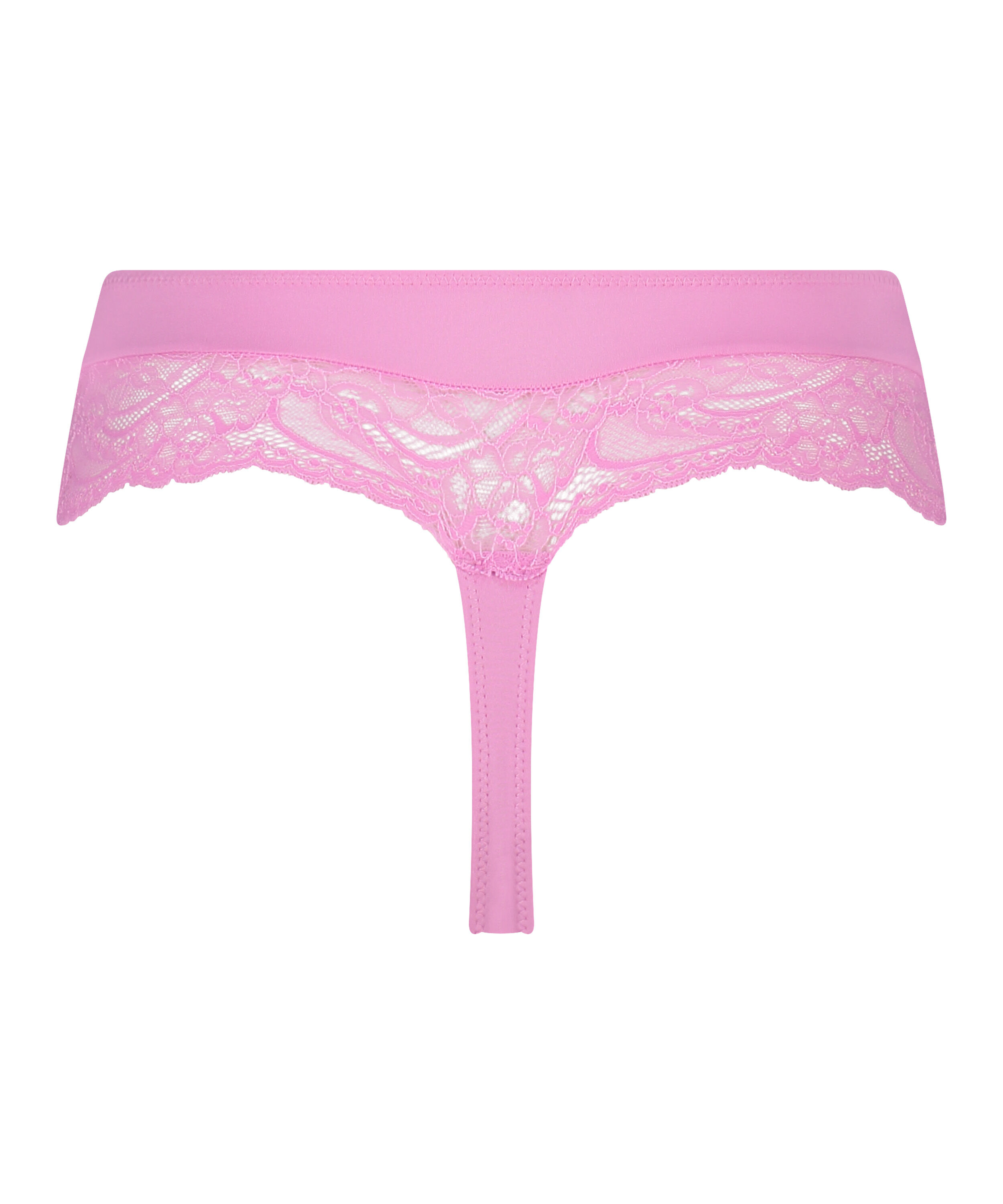 Hunkemöller Boxerstring Diva In Off White – Mit Blumenstickerei & Spitze, Gr. S