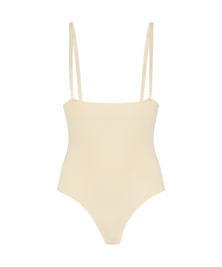 Naadloze corrigerend slip met hoge taille, Beige