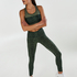 HKMX High waisted sport legging print, Groen
