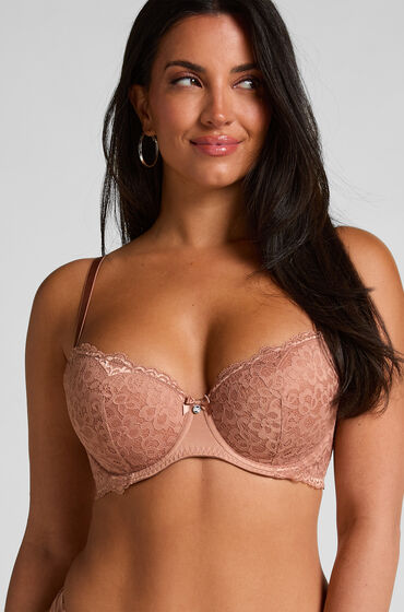 Hunkemöller Voorgevormde Beugel Bh Marine Bruin