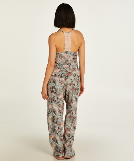 Pantalon de pyjama woven tapered, Gris