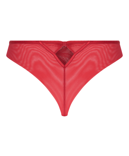 Slip br&eacute;silien Marianna, Rouge