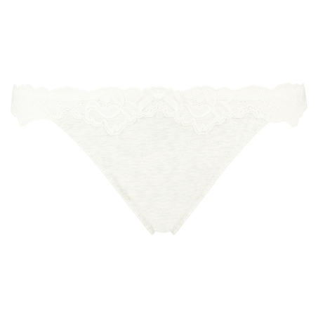 String Secret Dentelle Coton, Gris