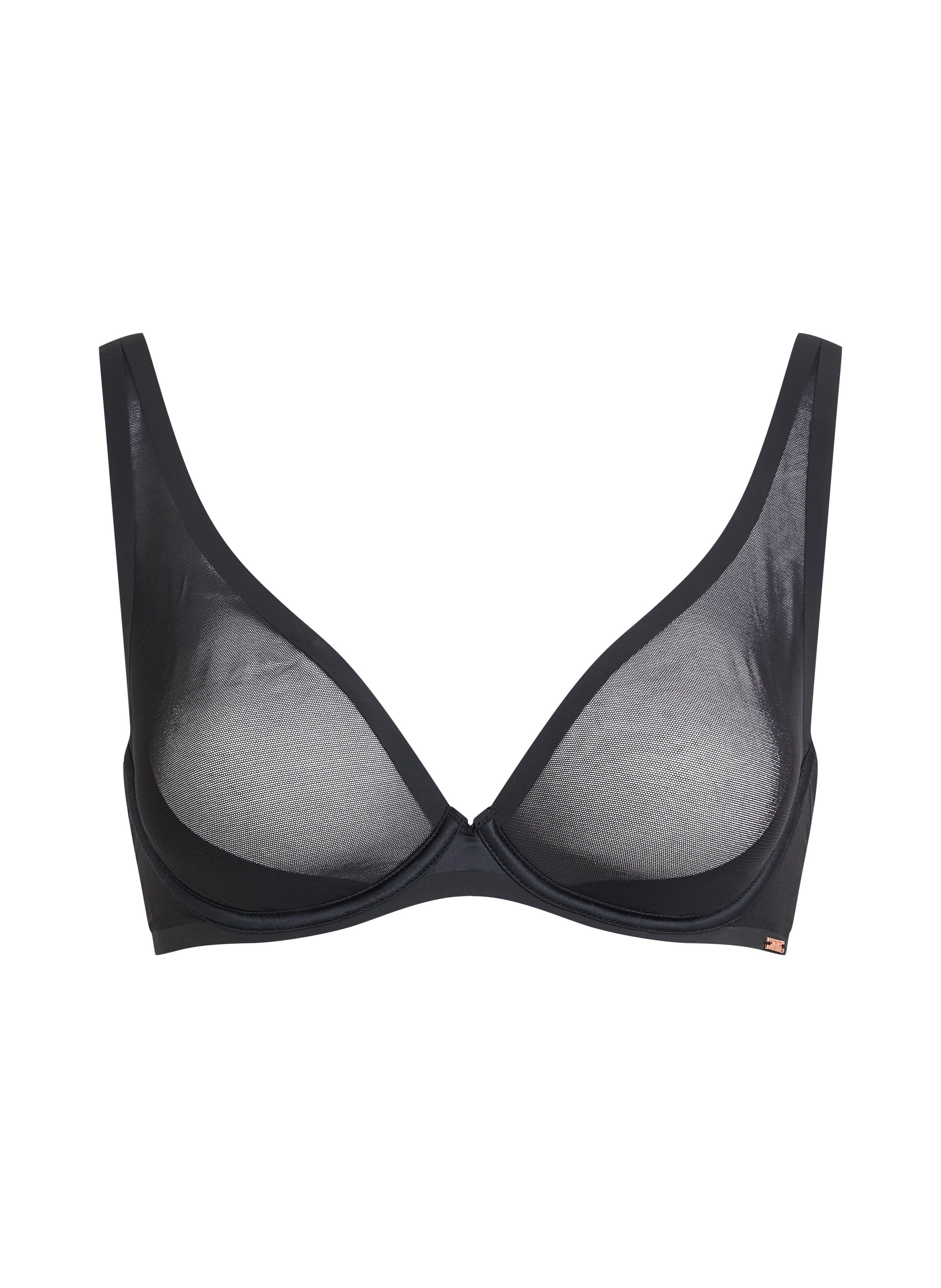 Soutien-gorge non-rembourr&eacute; &agrave; armatures Essential, Noir, main