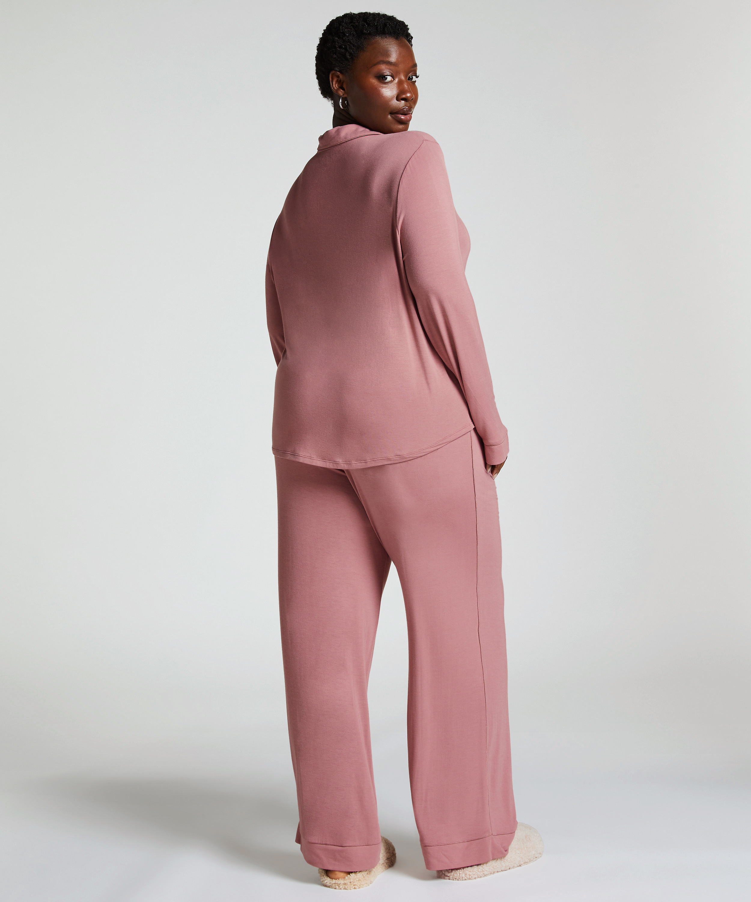 Pantalon en jersey Essential, Rose, main