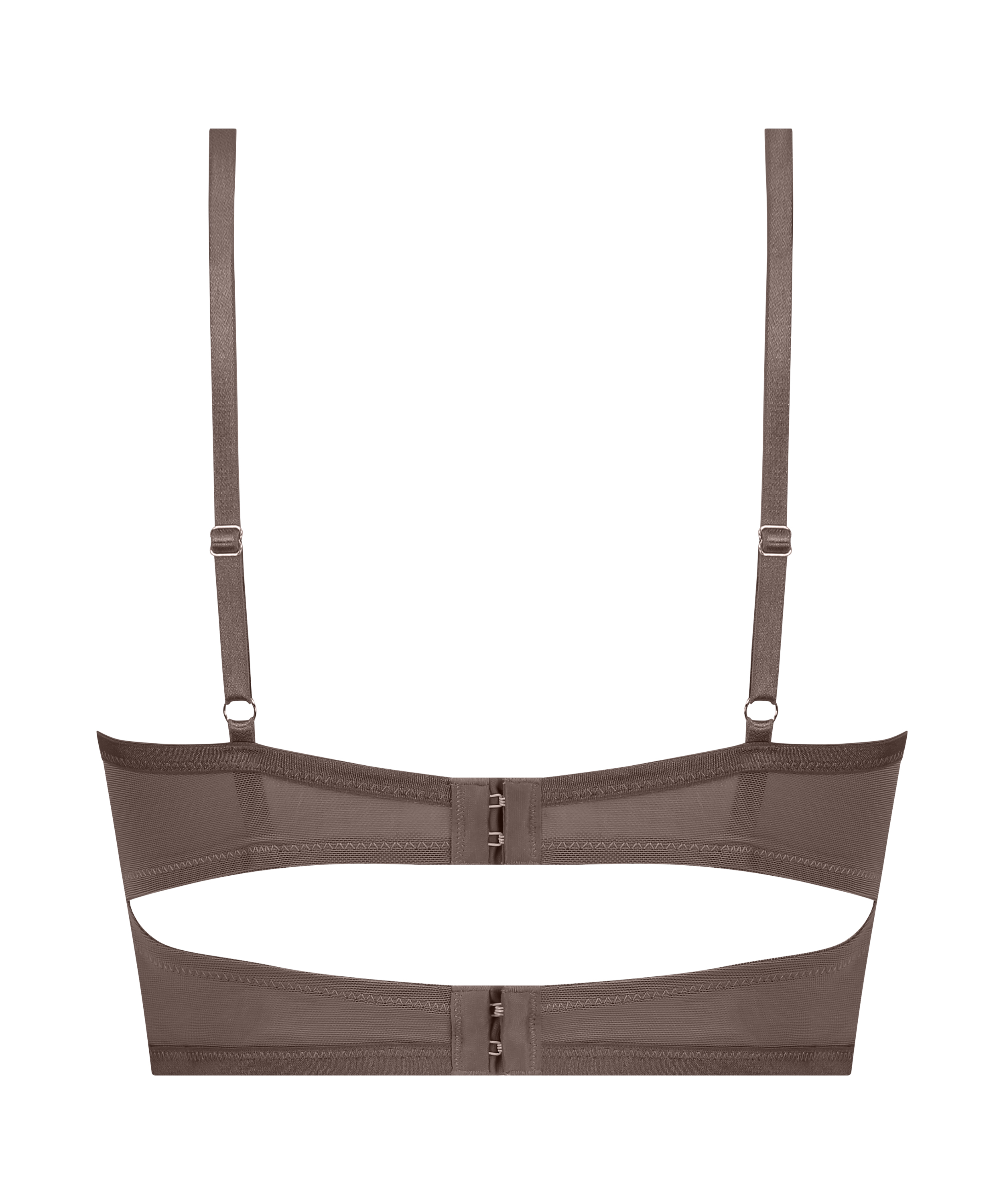 Soutien-gorge à armatures préformé longline Arabella, Brun, main