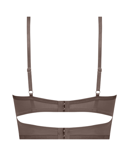 Soutien-gorge à armatures préformé longline Arabella, Brun