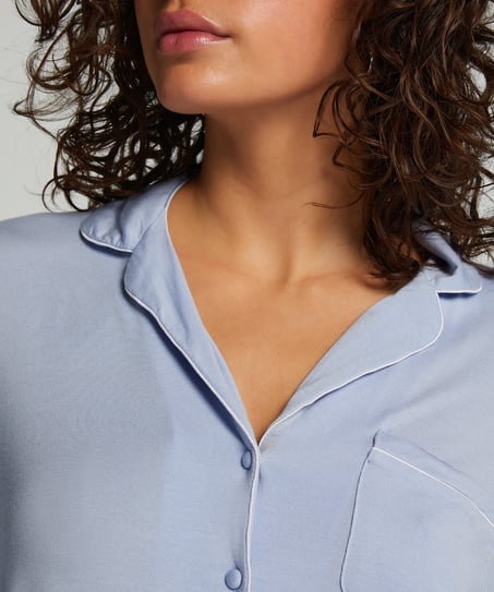 Veste à manches longues en jersey Essential, Bleu