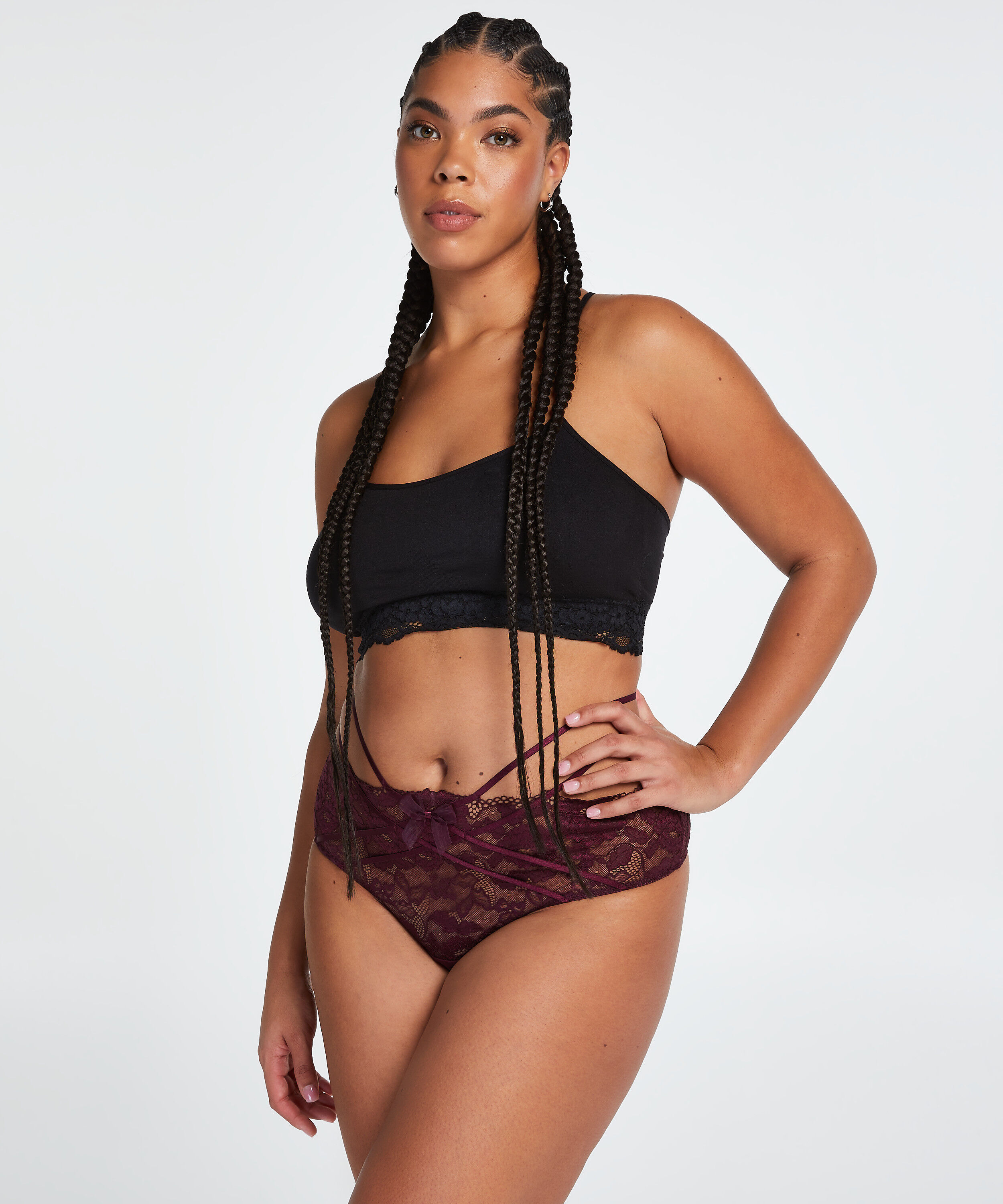 String Sally Curvy, Rood String Sally Curvy, Rood