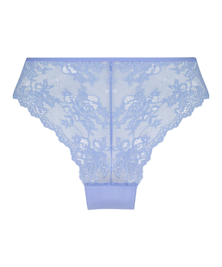 Invisible brazilian Lace Back, Blauw