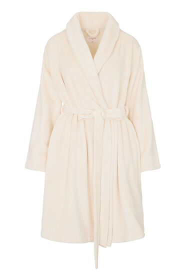 Hunkemöller Badjas van zachte fleece Wit, foto 3
