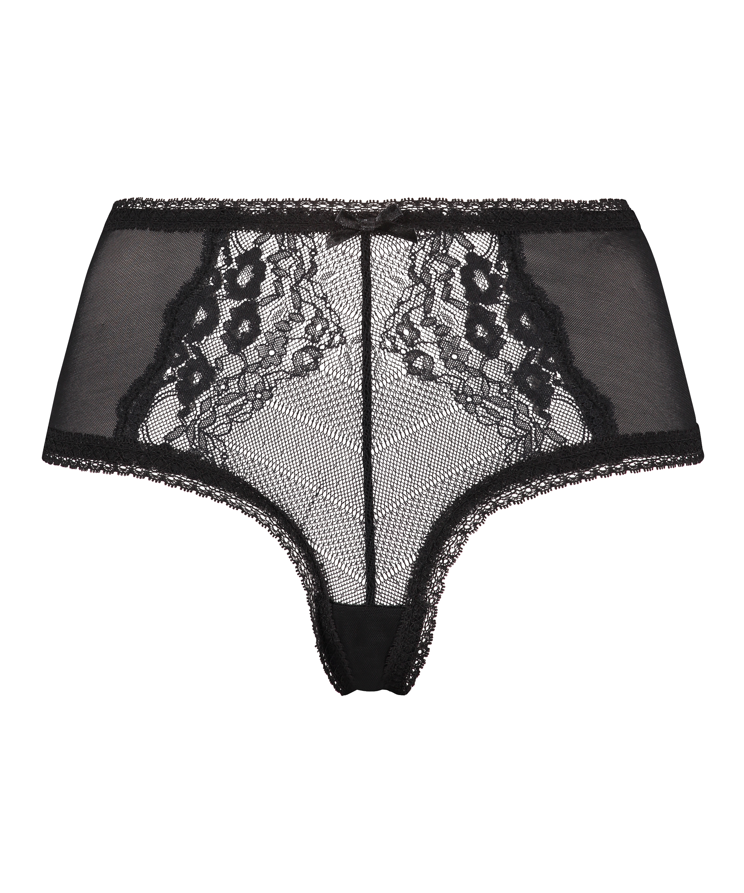 Slip brésilien Cali Curvy, Noir, main