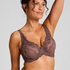Soutien-gorge à armatures non-préformé Diva, Brun