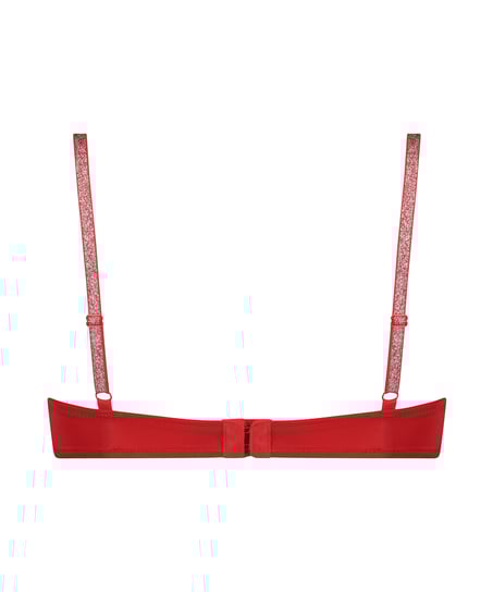 Voorgevormde beugel bh Plunge, Rood