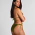 Haut de bikini triangle Yucatan, Vert