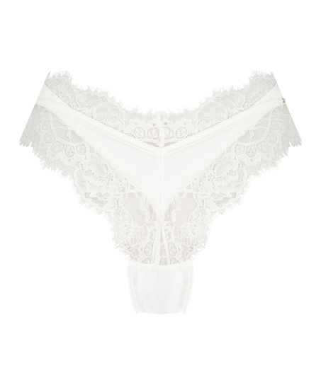 Hoog-uitgesneden brazilian Erika, Wit