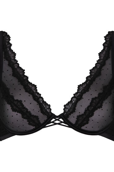 Hunkemöller Niet-Voorgevormde Beugel Bh Kat Zwart, foto 3