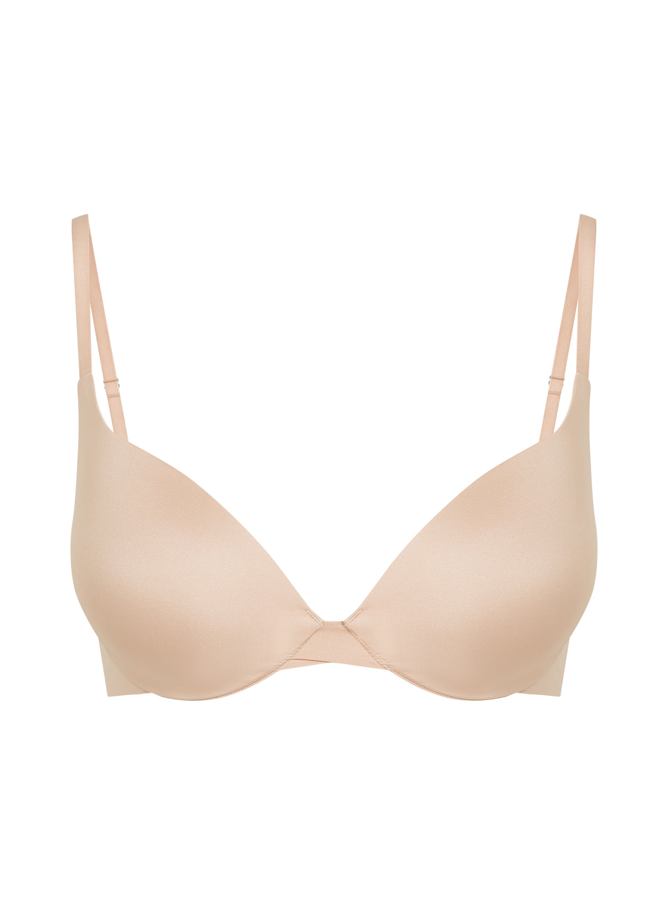 Voorgevormde push-up beugel bh Smooth, Beige
