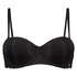 Soutien-gorge &agrave; armatures pr&eacute;form&eacute; sans bretelles Angie, Noir