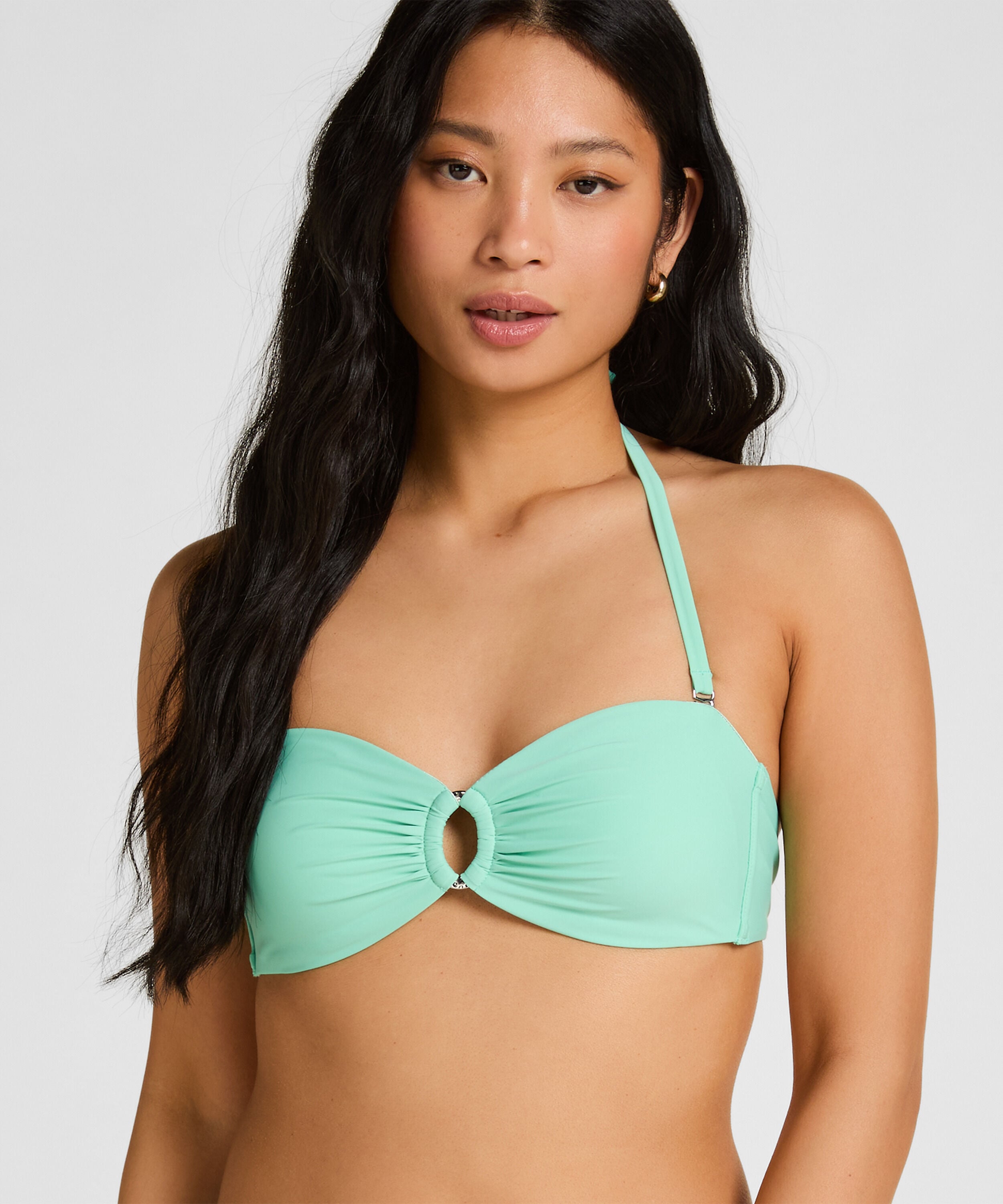 Luxe Bandeau Bikinitop, Groen