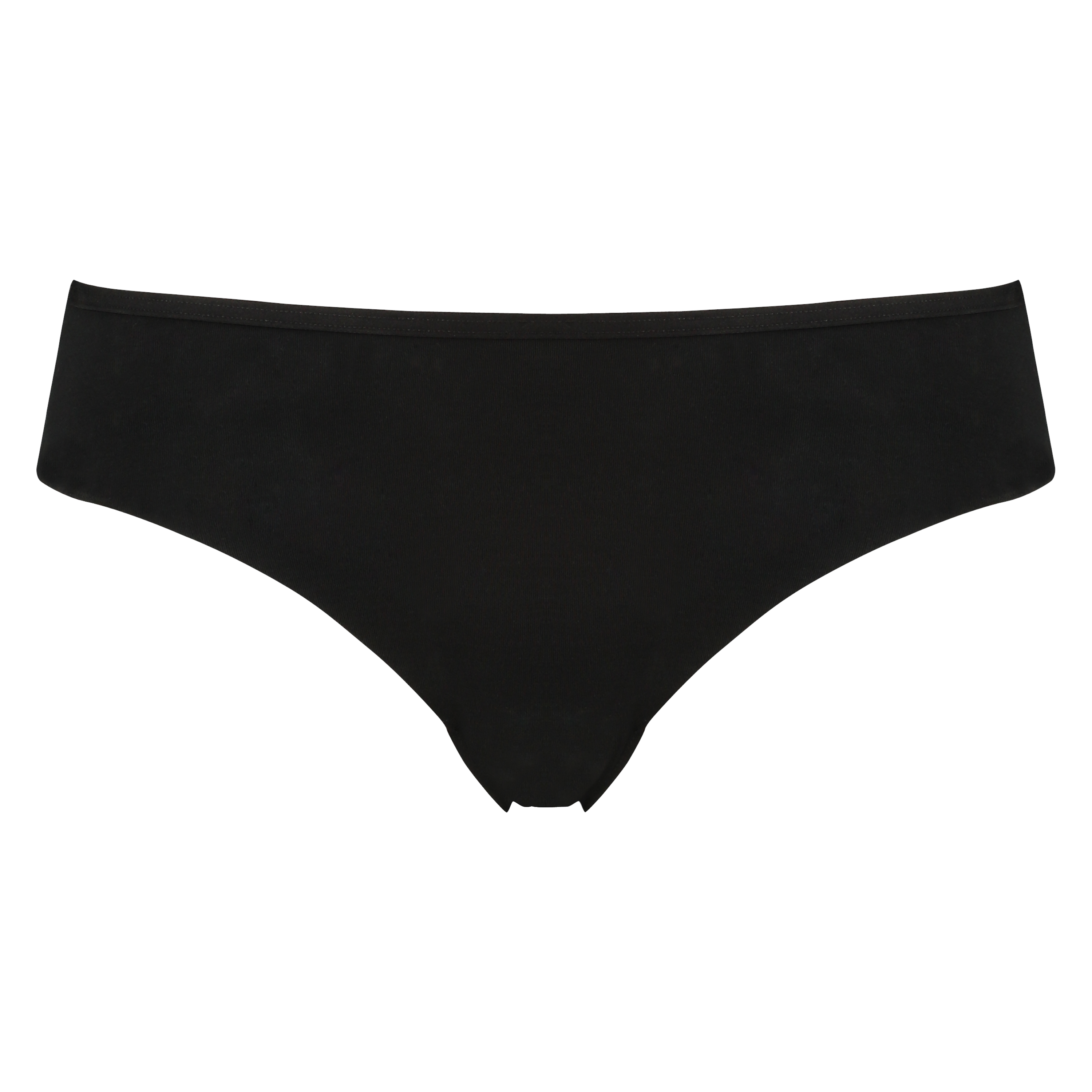 Slip brésilien invisible Laser Cut, Noir, main