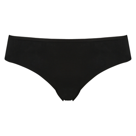 Slip brésilien invisible Laser Cut, Noir