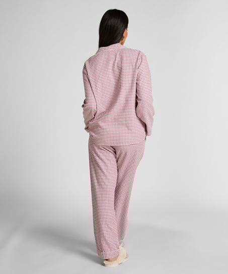 Pyjamatop Flanel Essentials, Paars