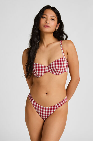 Hunkemöller Hoog Uitgesneden Bikinibroekje Amalfi Rood