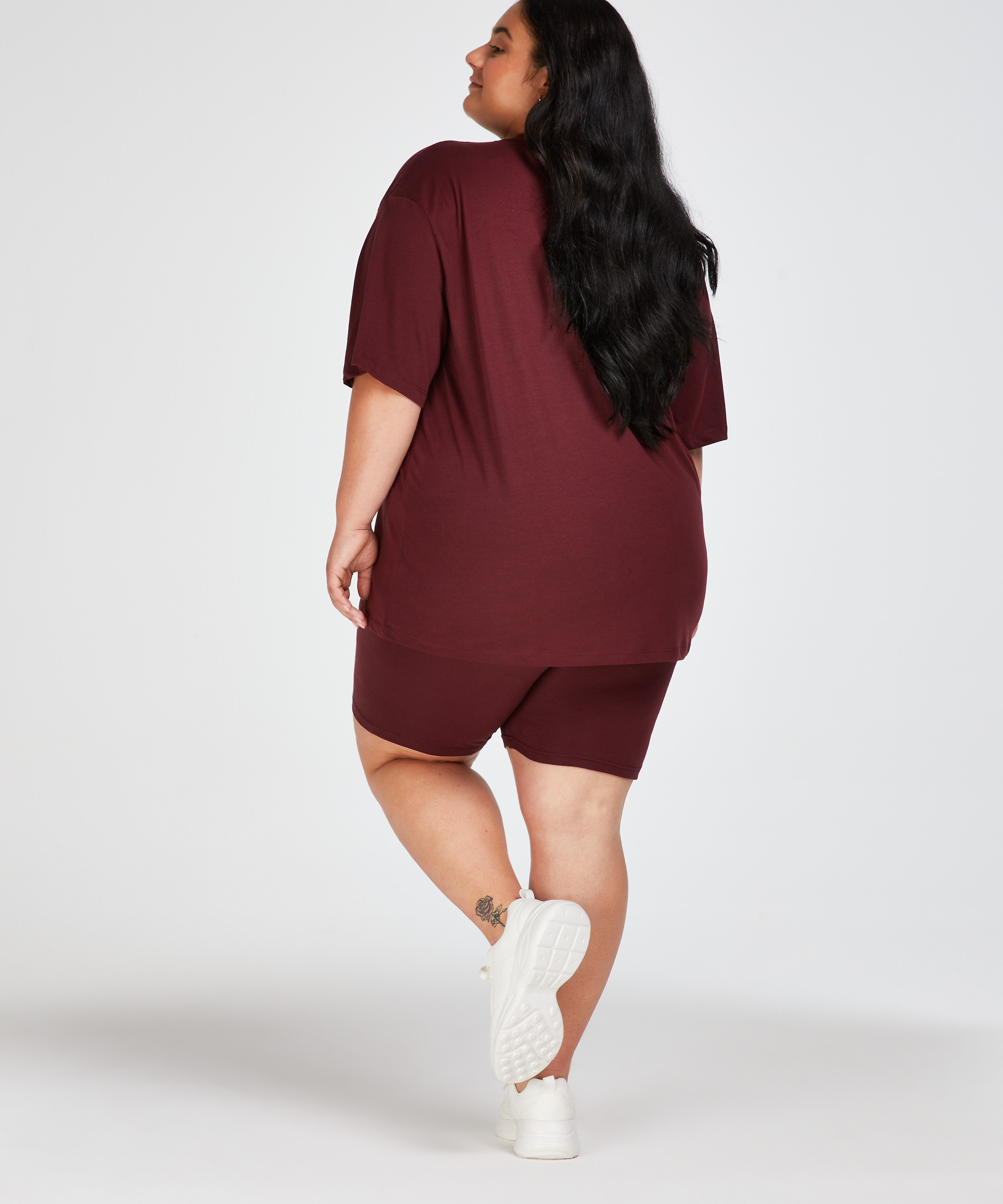 Korte pyjama set Biker, Rood, main