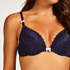 Voorgevormde push-up beugel bh Maya, Blauw