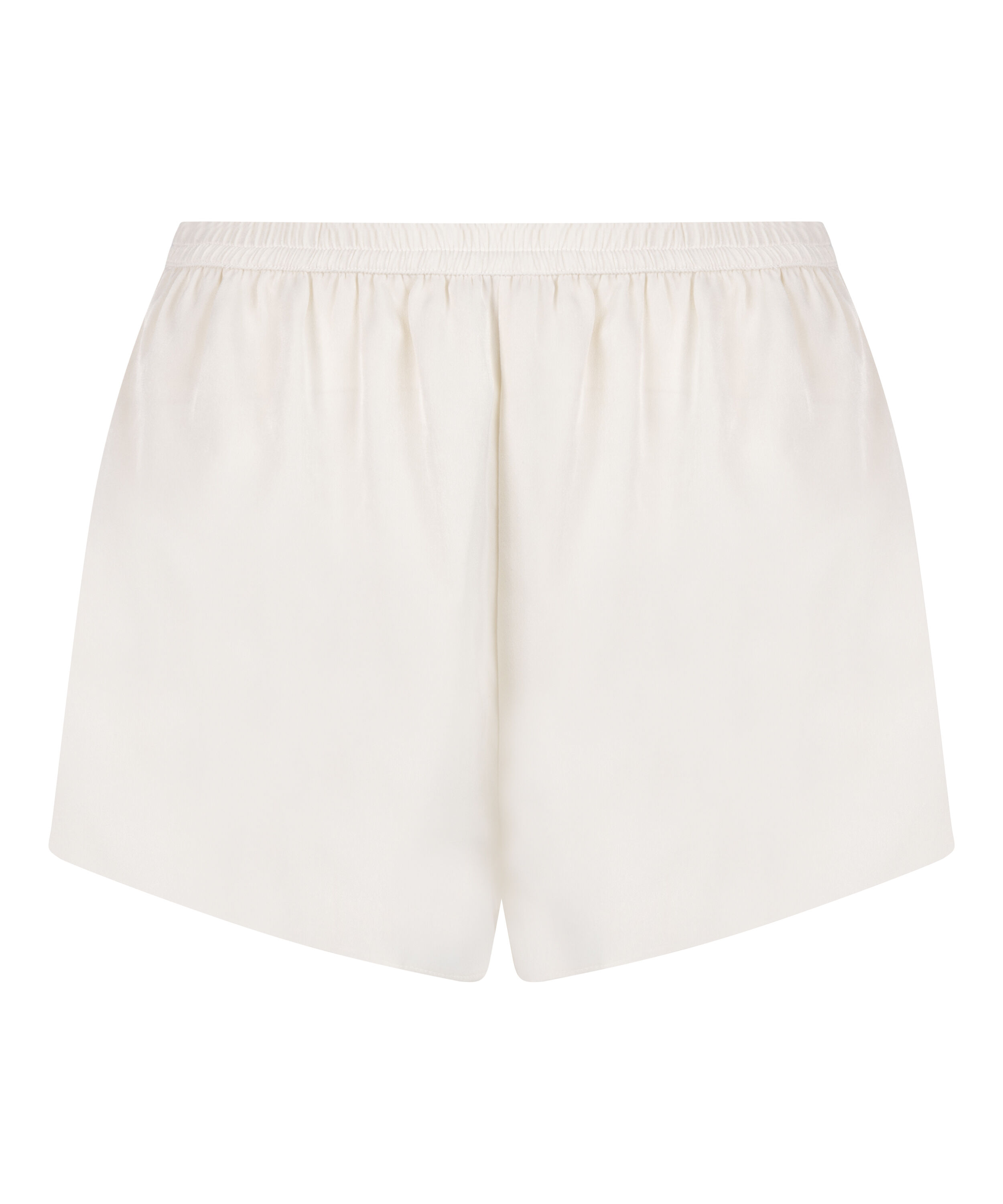 Minimal satijnen short, Wit
