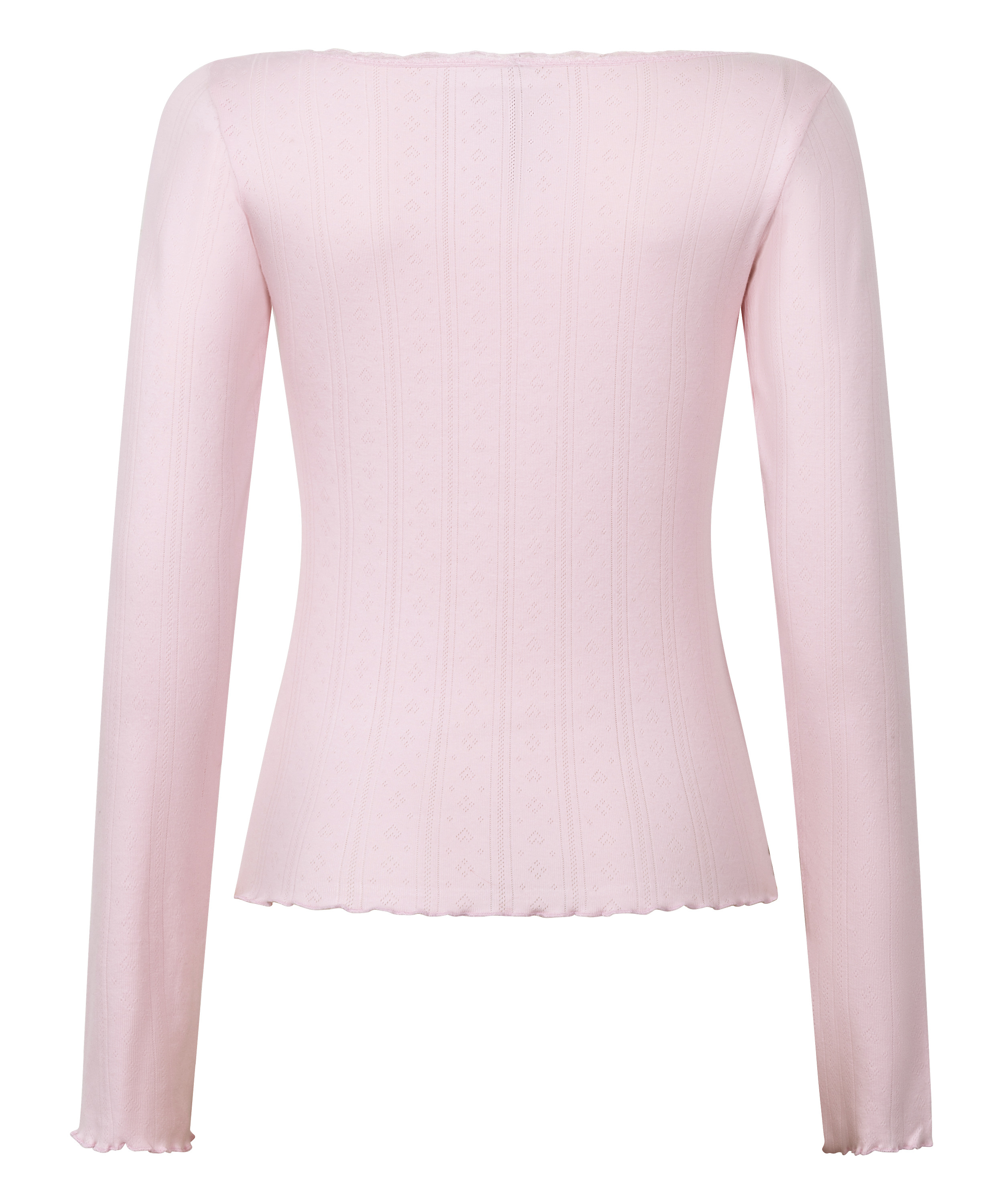 Pyjamatop Pointelle, Roze, main