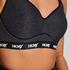 HKMX Soutien-gorge de sport The All Star Maintien niveau 2, Gris