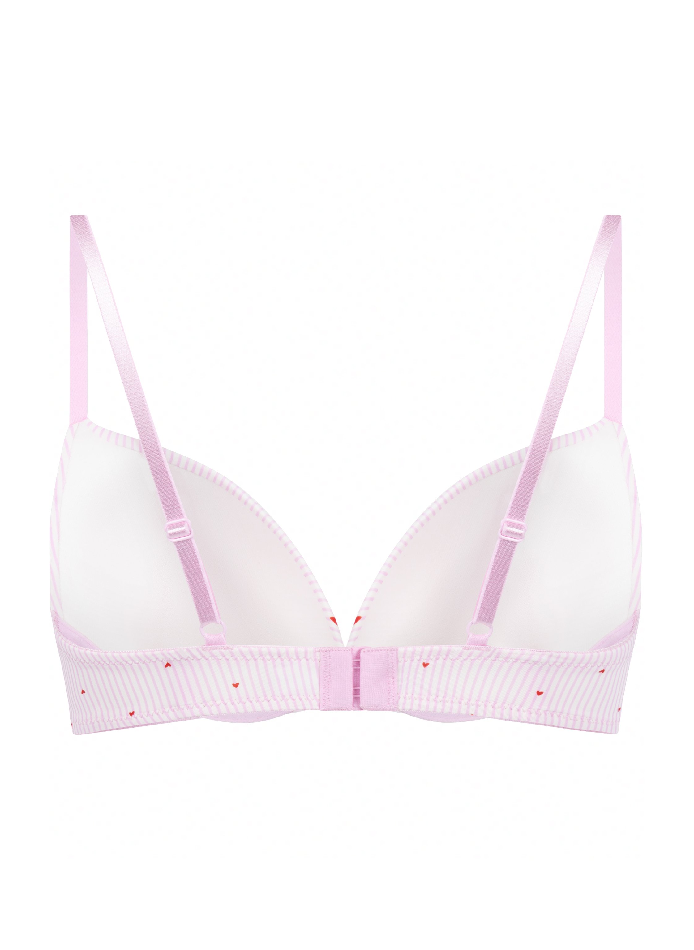 Soutien-gorge &agrave; armatures pr&eacute;form&eacute; Plunge, Rose, main