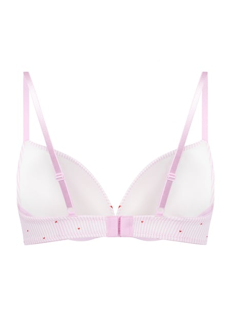Soutien-gorge &agrave; armatures pr&eacute;form&eacute; Plunge, Rose